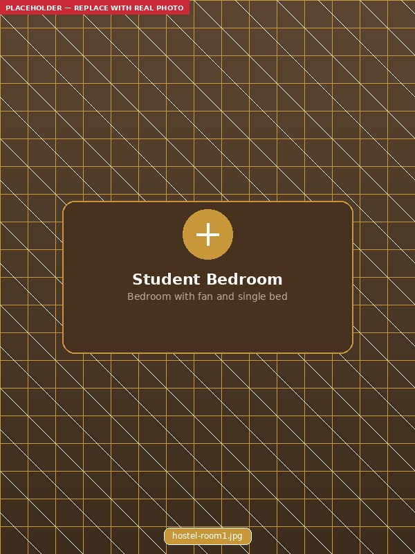 Hostel Bedroom with Fan